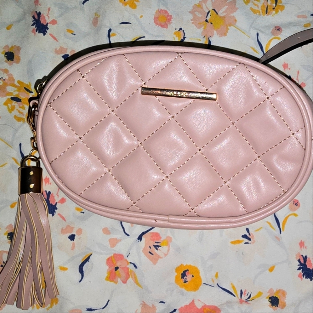 Convertible Pink fanny pack/ crossbody